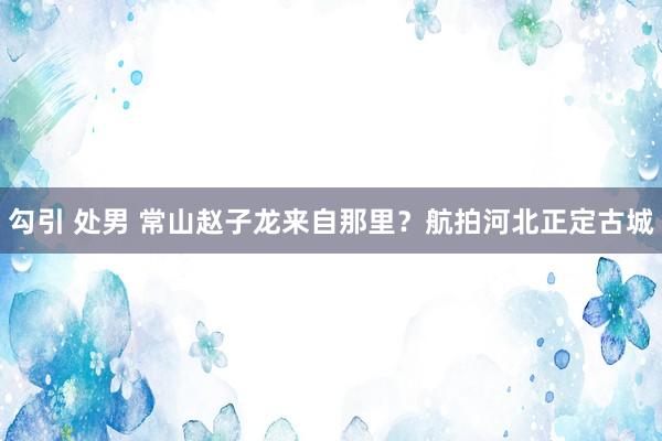勾引 处男 常山赵子龙来自那里？航拍河北正定古城