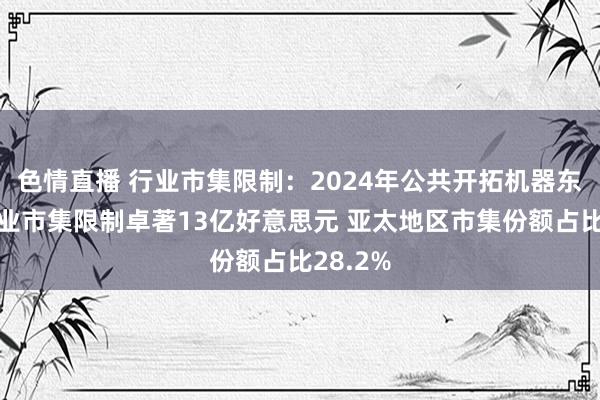 色情直播 行业市集限制：2024年公共开拓机器东谈主行业市集限制卓著13亿好意思元 亚太地区市集份额占比28.2%